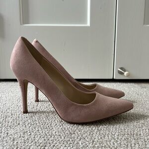 Nine West Pink Pointed-Toe Stiletto Heels